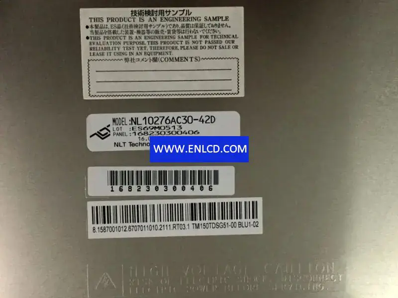 NLT NL10276AC30-42D LCD panel