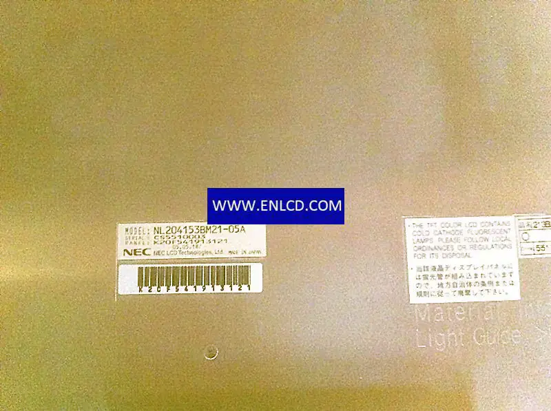 NLT NL204153BM21-05A LCD panel for Medical Imaging