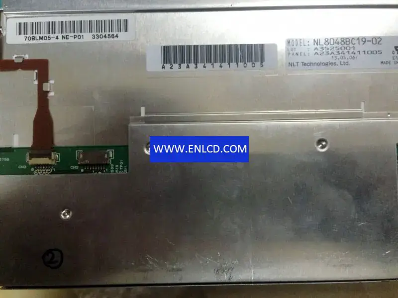 NL8048BC19-02 NLT LCD panel