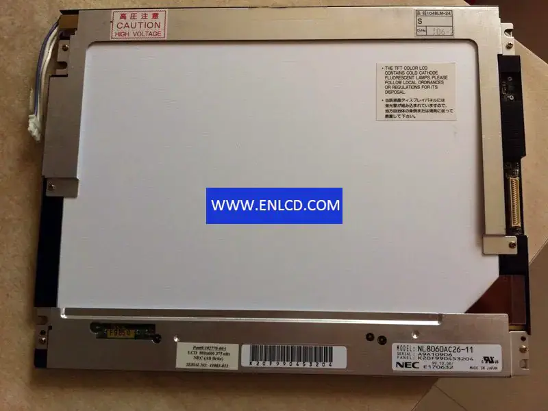 NLT NL8060BC26-11 LCD panel for Industrial Application