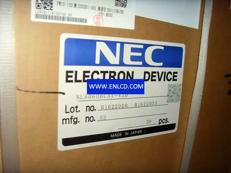 NL8060BC31-42D NLT LCD panel