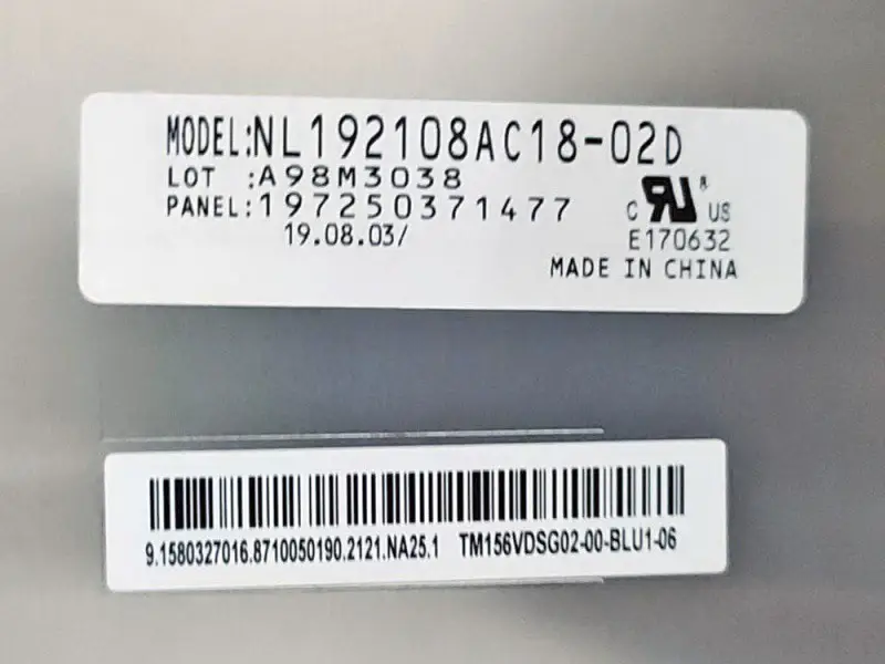 NLT NL192108AC18-02D LCD panel