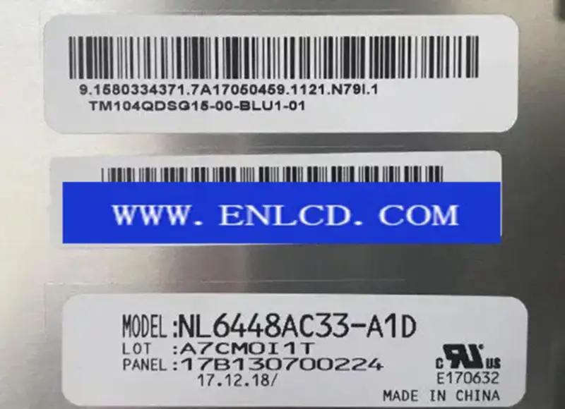 NLT NL6448AC33-A1D LCD panel