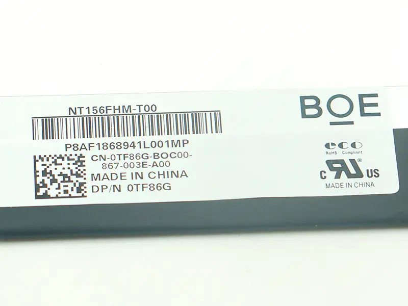 15.6 Tn Up Down Bracket Display On Cell Touch Nt156fhm-t00