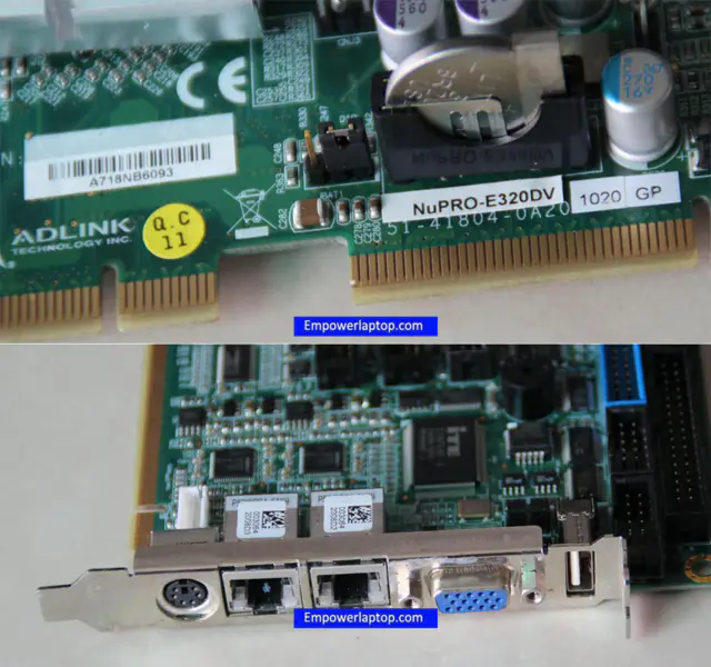 ADLINK NUPRO-E320DV 51-41804-0A20 industrielle Hauptplatine