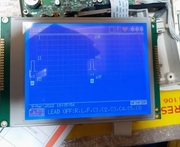 P128GS24Y-1 A2 R2 OGM-128GS24Y-1-F5025 LCD board