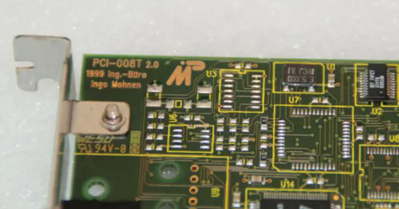 LNGO MOHNEN PCI-008T 2.0 1622-1117 10187-0114 PCI Card