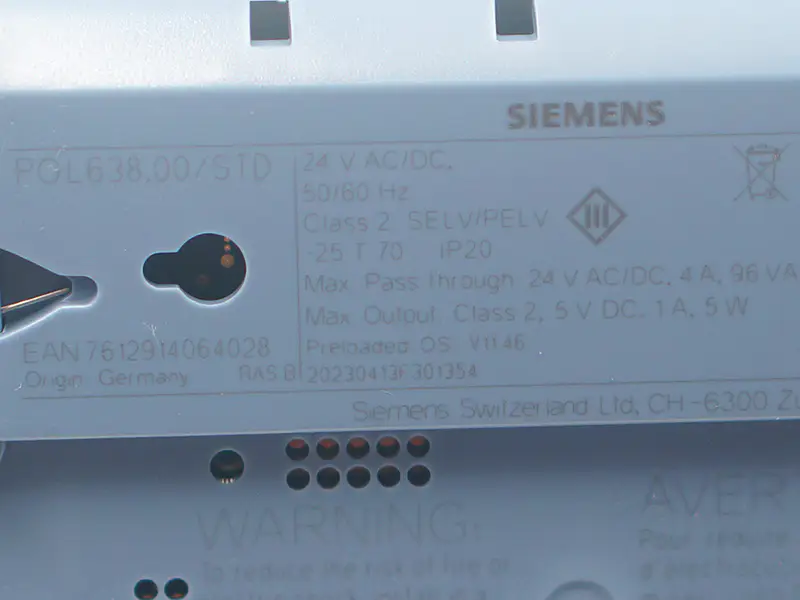 Siemens POL638.00/STD 控制模組