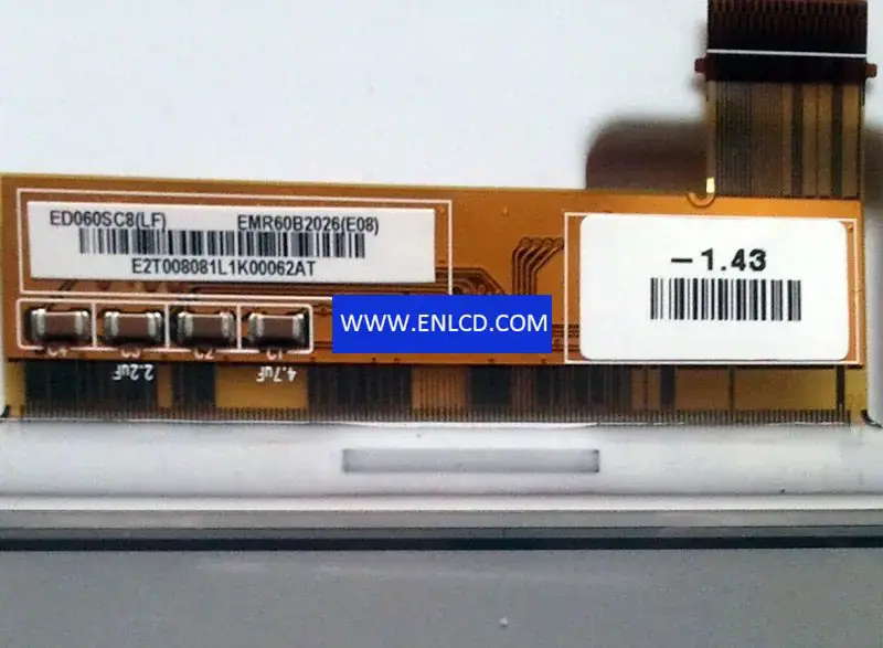 ED060SC8 E Ink LCD panel Touch Panel replacement