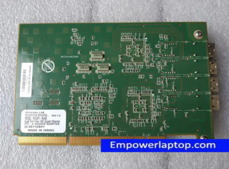 SILICOM PXG4FI QUAD Port Fiber(SX) Gigabit Ethernet PCI-X SERVER ADAPTER