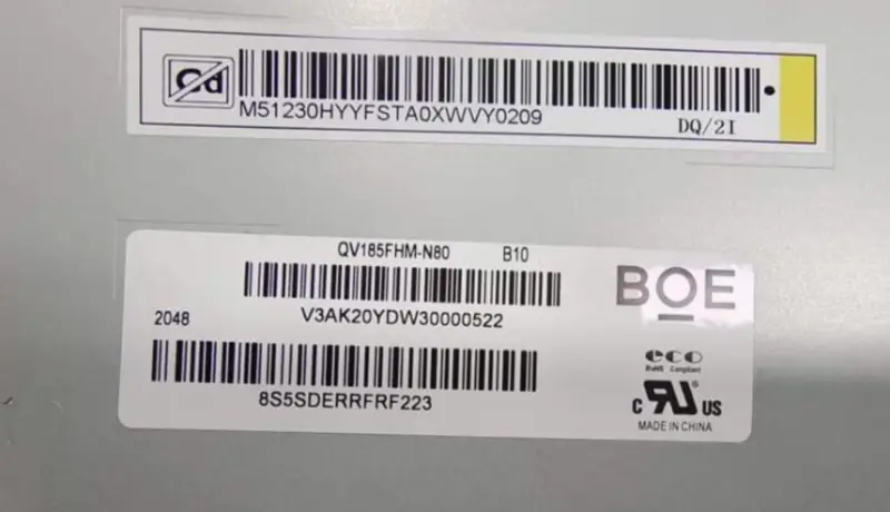 BOE QV185FHM-N80 LCD panel