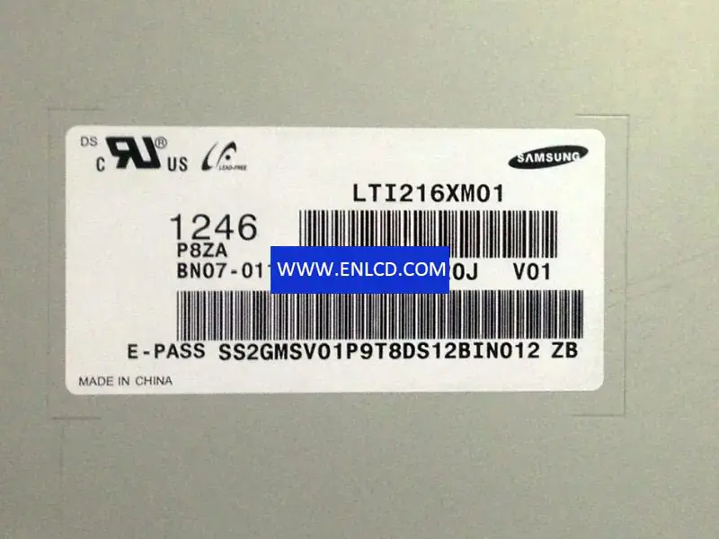Samsung LTI216XM01 LCD面板替換