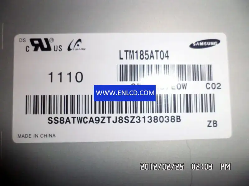 Samsung LTM185AT04 LCD面板替換
