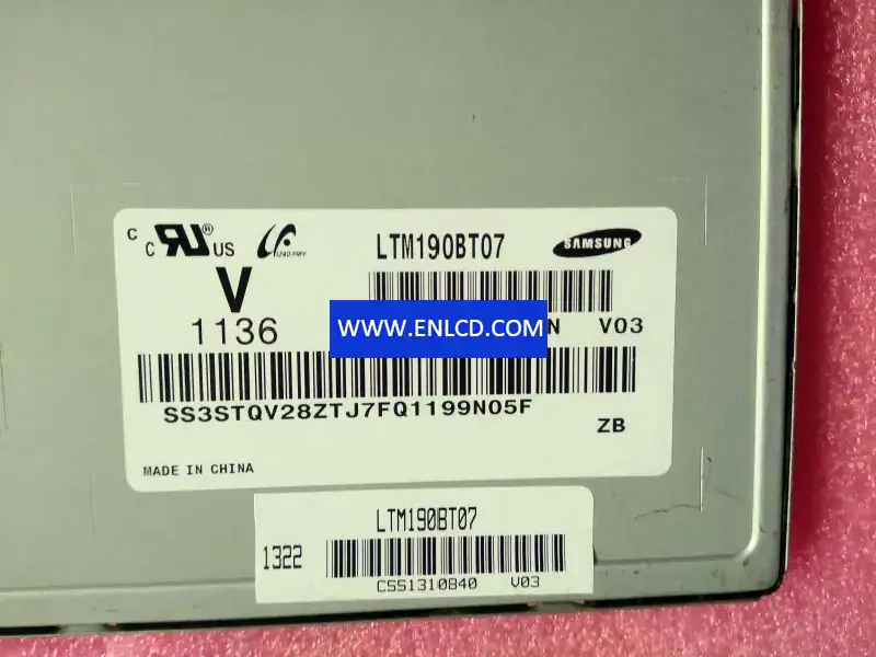 Samsung LTM190BT07 桌面監視器LCD面板