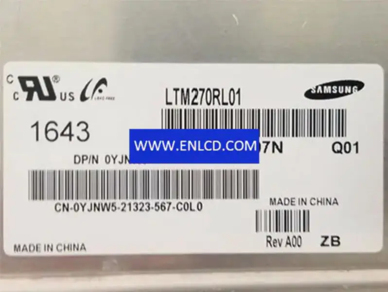 Samsung LTM270RL01 LCD panel replacement