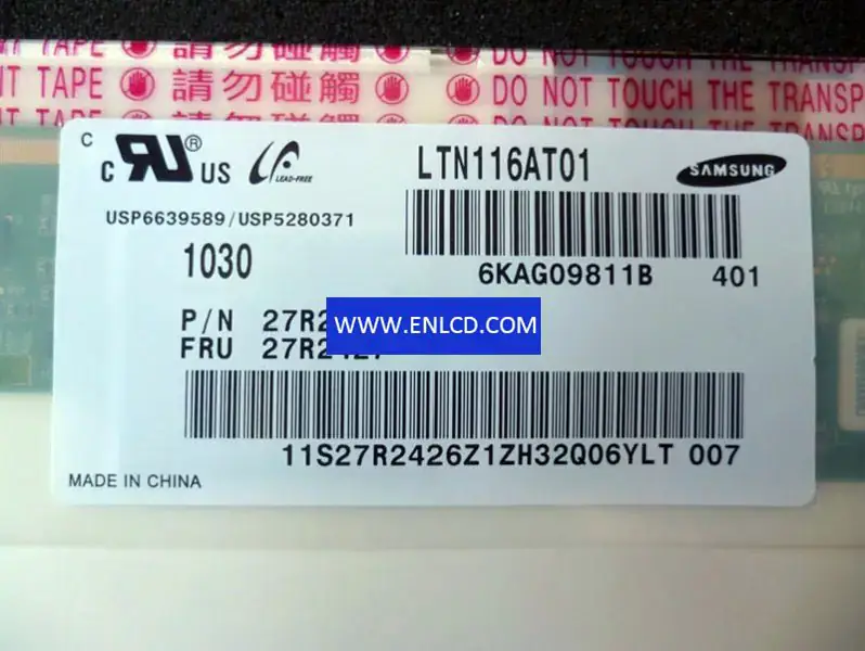 Samsung LTN116AT01-401 LCD panel