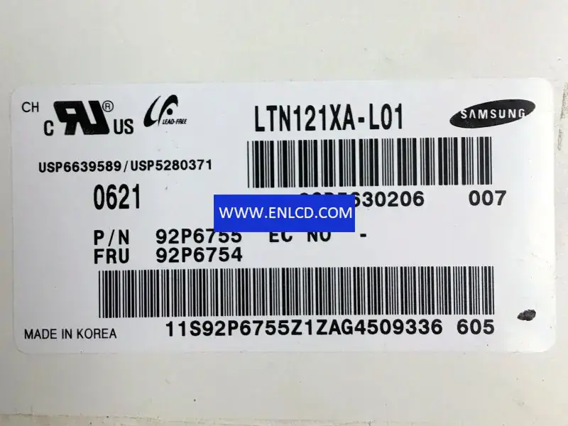 Samsung LTN121XA-L01 LCD面板