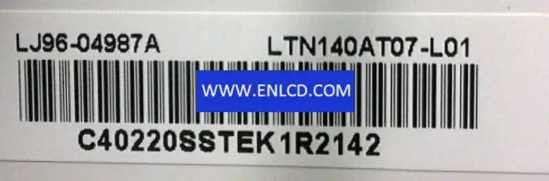 Samsung LTN140AT07-L01 LCD panel