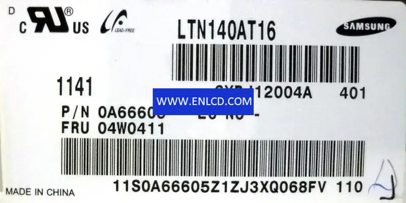 Samsung LTN140AT16-401 LCD panel