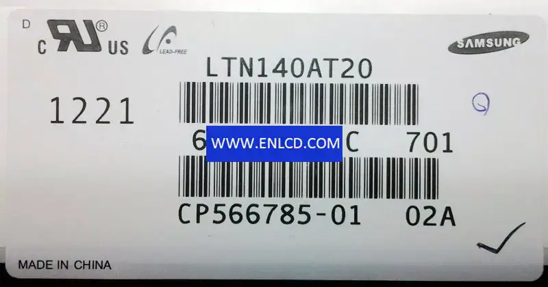Samsung LTN140AT20-701 LCD panel
