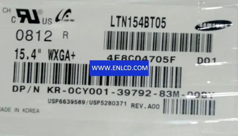 Samsung LTN154BT05-D01 LCD面板
