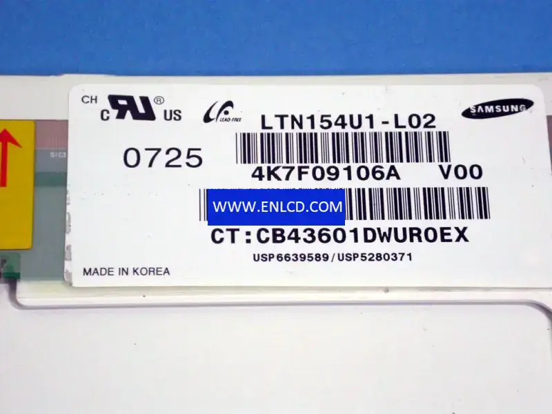 Samsung LTN154U1-L02 LCD面板