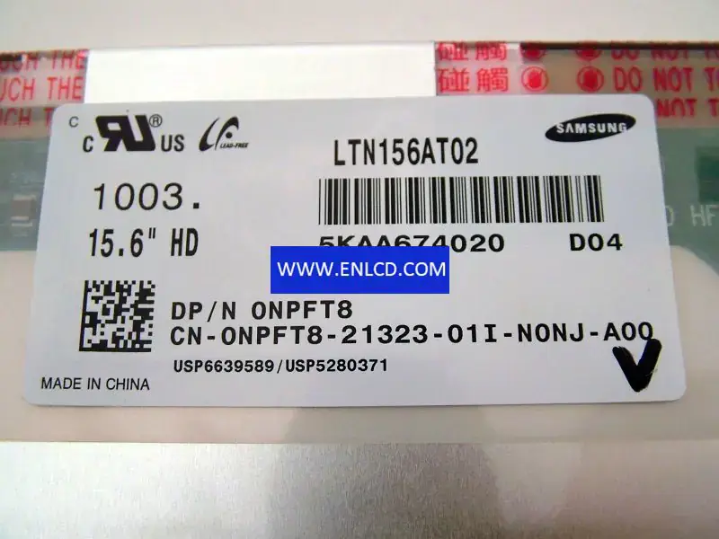 Samsung LTN156AT02-D04 LCD面板