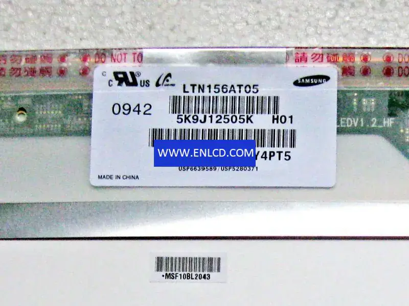Samsung LTN156AT05-H01 LCD面板
