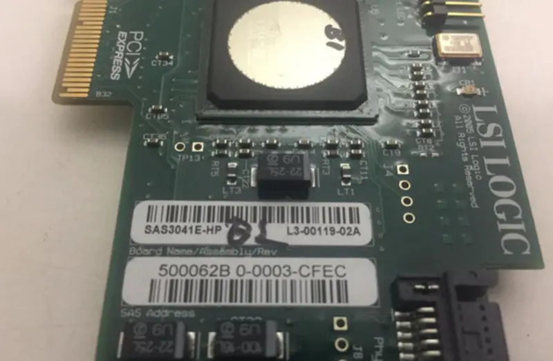 LSI SAS3041E-HP 4-Port PCI-E 4X SAS SATA2 Array-Karte