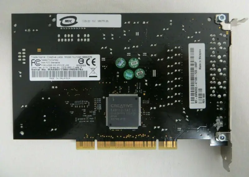 Creative SB0770 Sound Blaster X-Fi Xtreme Music PCI Soundkarte 7.1 Kanal