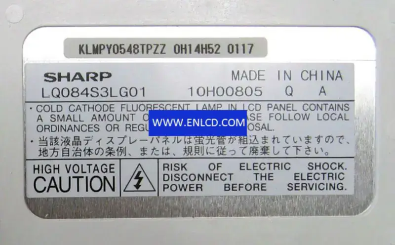 SHARP LQ084S3LG01 LCD panel