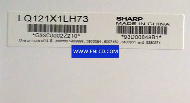 SHARP LQ121X1LH73 LCD panel