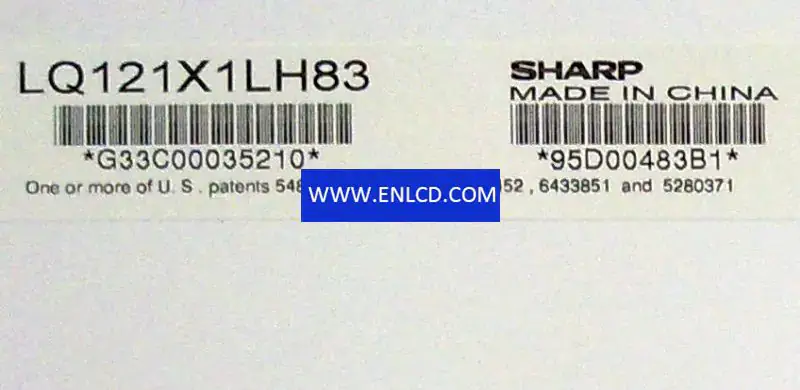 SHARP LQ121X1LH83 LCD panel replacement