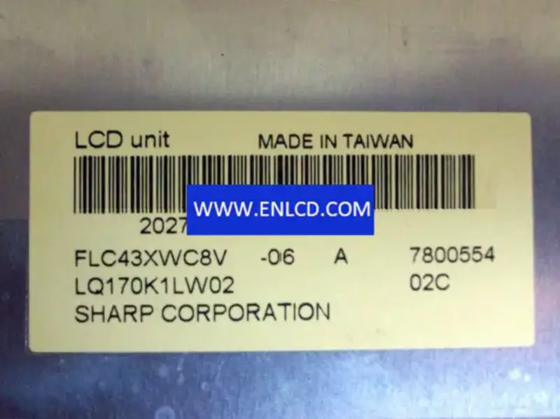 SHARP LQ170K1LW02 LCD面板