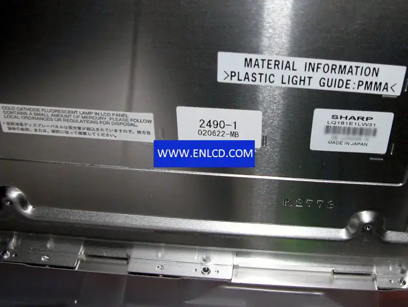 SHARP LQ181E1LW31 LCD panel