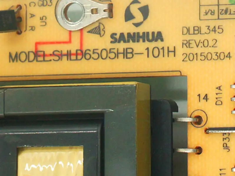 Toshiba 65U3650C SHLD6505HB-101H 81-PWE065-H04G Power Supply Board LCD board