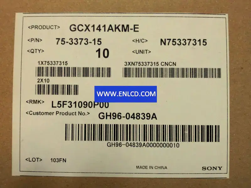 SONY GCX141AKM-E LCD-Panel
