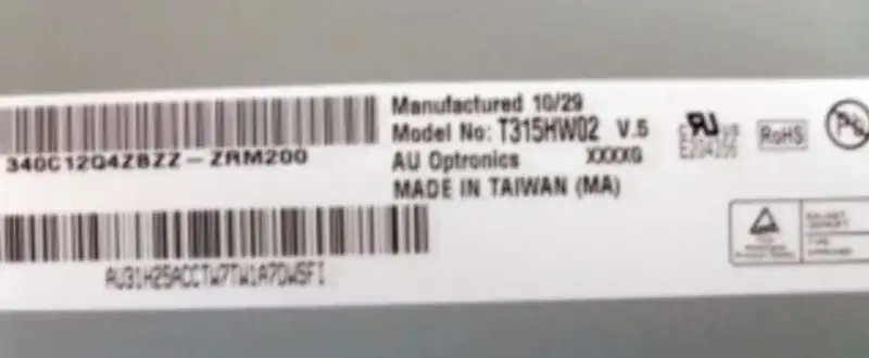 AUO T315HW02 V5 LCD panel