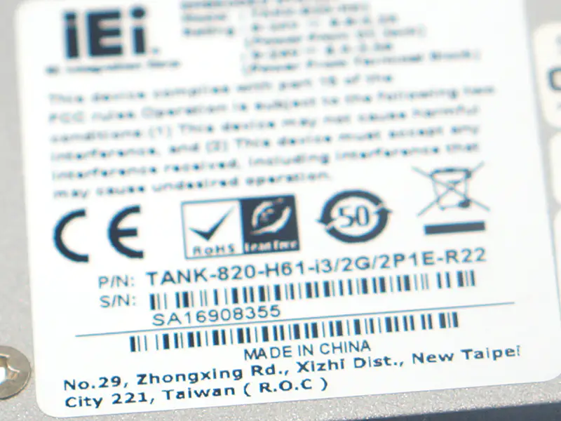 IEI TANK-820-H61 Industrial Computer