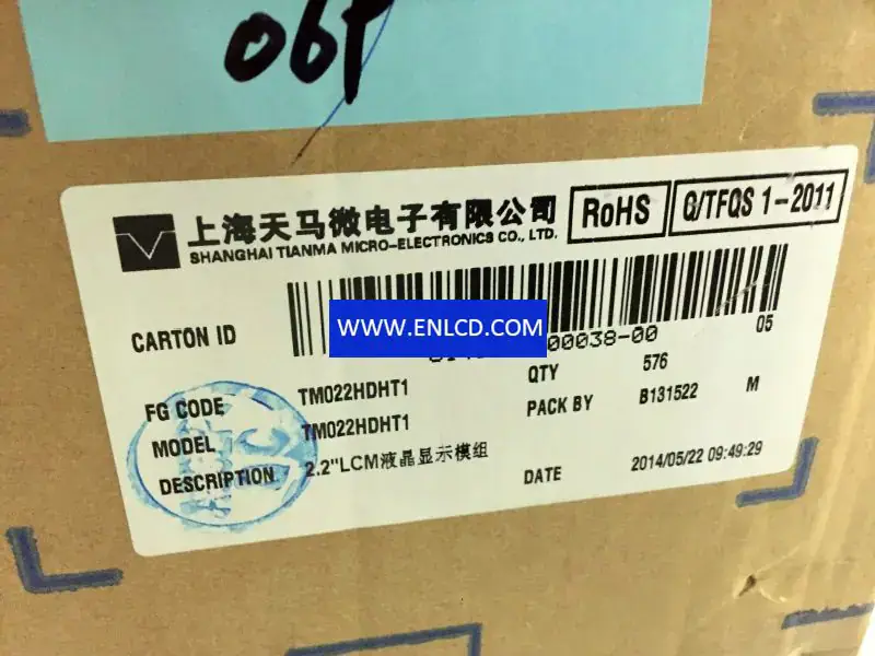 Tianma TM022HDHT1-00 LCD panel