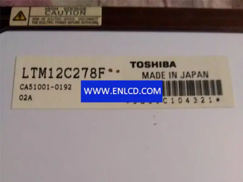 Toshiba LTM12C278F LCD panel