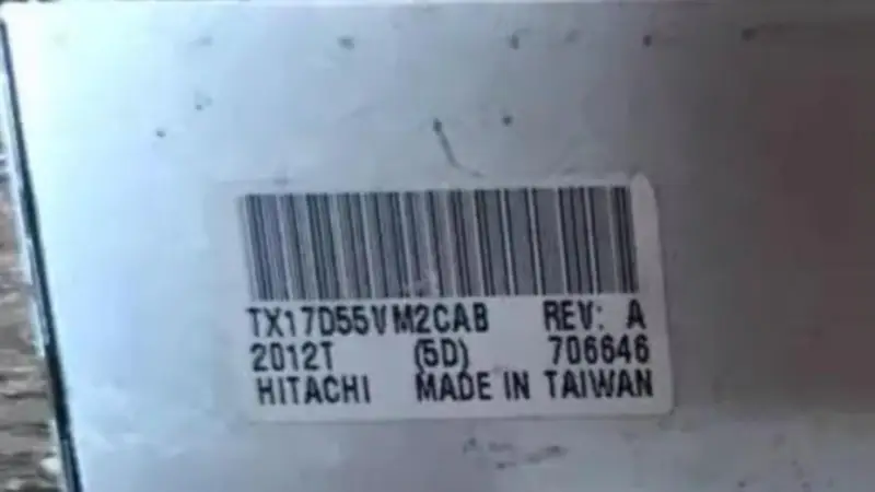 Hitachi TX17D55VM2CAB LCD panel