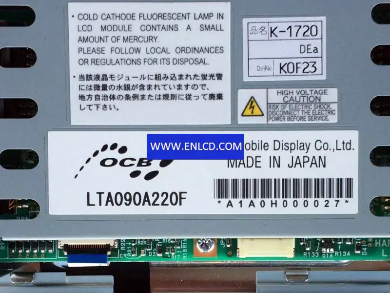 Toshiba LTA090A220F LCD panel