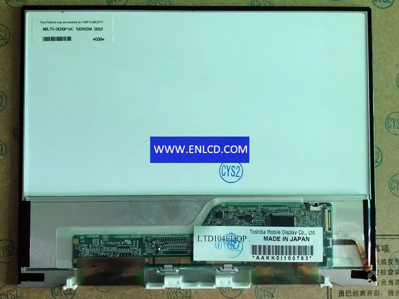 Toshiba LTD104EDQP LCD panel