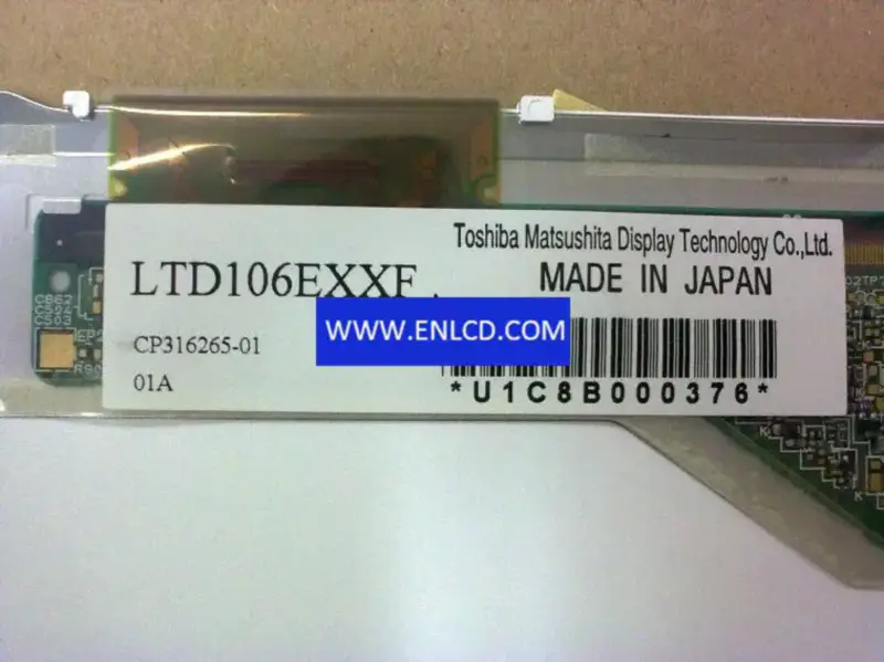 Toshiba LTD106EXXF LCD panel replacement for Laptop