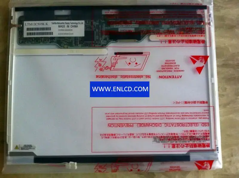 Toshiba LTM12C505K LCD panel replacement for Laptop