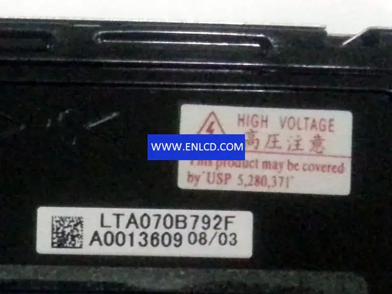 Toshiba LTA070B792F LCD panel replacement