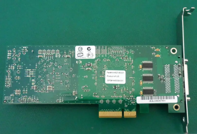 HP 445009-001 PCIe x4 U320e SCSI Host Bus Adapter