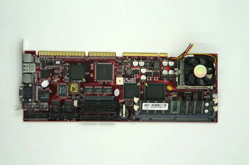 Crystal V10308 REV. 1.2 Socket 370 Intel 440BX chipset Pentium III Mainboard mit LAN VGA SCSI Schnittstelle