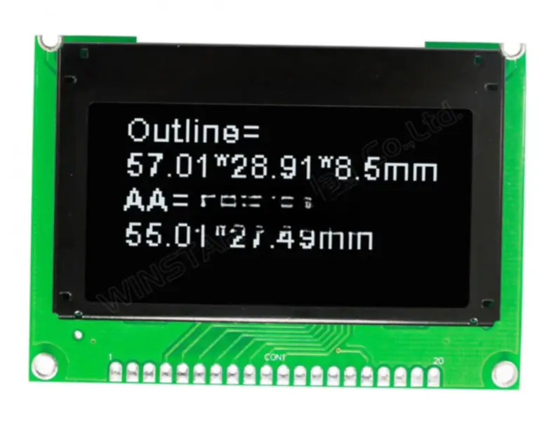 Winstar WEO012864JWPP3N00001 LCD